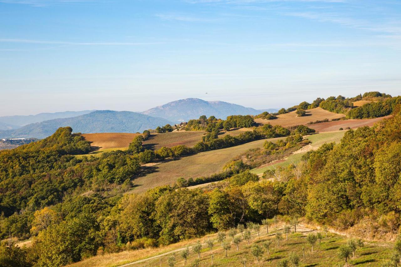Tenuta Borgo Santa Cecilia Gubbio Bagian luar foto